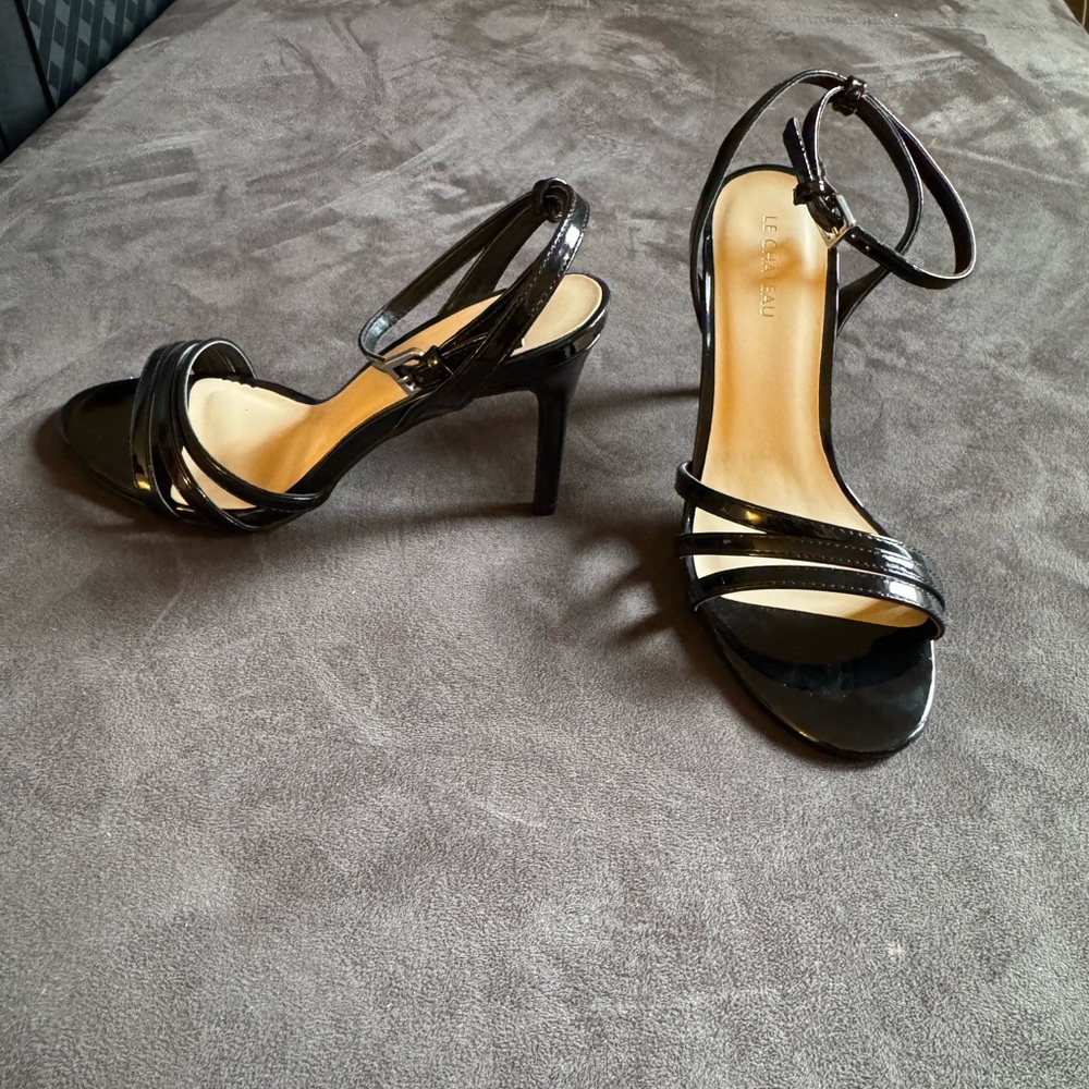 Black Strappy Heels